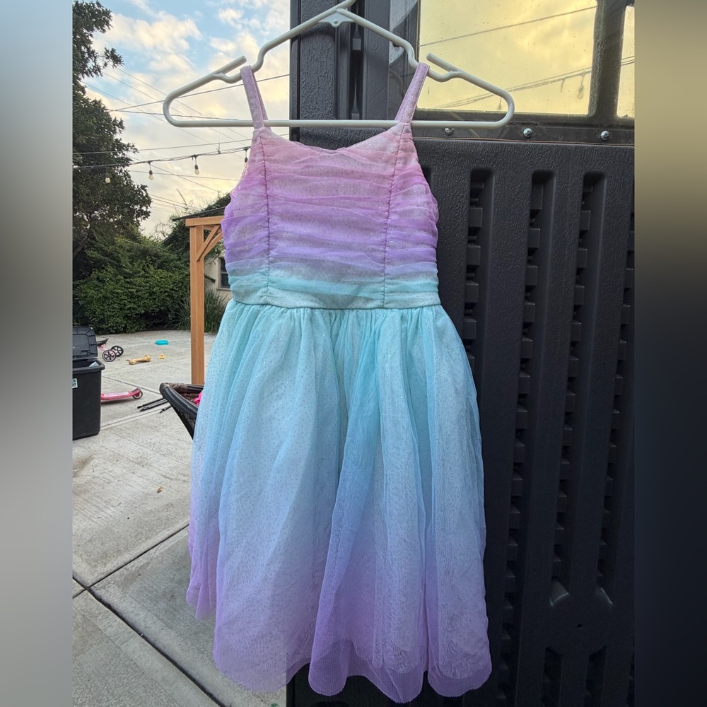 Cat & Jack Purple and Blue Gradient Dress